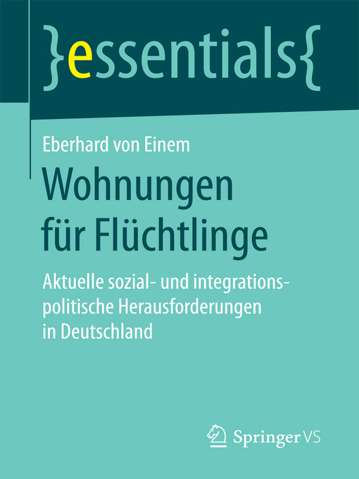 Title details for Wohnungen für Flüchtlinge by Eberhard von Einem - Available